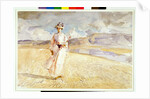 Woman Walking on the Sand by Henry Tonks