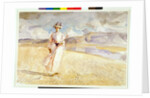 Woman Walking on the Sand by Henry Tonks