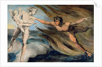 Good and Evil Angels Struggling for the Possession of a Child, c.1793-94 by William Blake