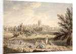 Magdalen College, Oxford, View from Cherwell Looking North West, 1791-92 by Edward Dayes