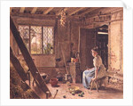 The Maid and the Magpie, A Cottage Interior at Shillington, Bedfordshire, 1834 by William Henry Hunt