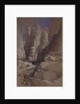 Entrance to Petra, Jordan, 1839 by David Roberts