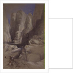 Entrance to Petra, Jordan, 1839 by David Roberts