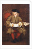 Portrait of Captain Coram by English School