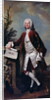 Portrait of Theodore Jacobsen, architect of the Foundling Hospital, shown holding a drawing of the West Front, c.1742 by Thomas Hudson