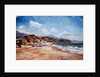 Beach and Mountains, Nerja, 2001 by Christopher Glanville