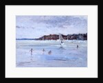 Windsurfer and Bathers by Christopher Glanville