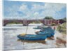 Moorings at Hampton Court, 2011 by Christopher Glanville