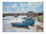 Moorings at Hampton Court, 2011 by Christopher Glanville