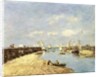 Trouville, the Jetty and the Basin, 1896 by Eugene Louis Boudin