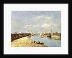 Trouville, the Jetty and the Basin, 1896 by Eugene Louis Boudin