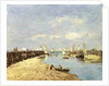 Trouville, the Jetty and the Basin, 1896 by Eugene Louis Boudin