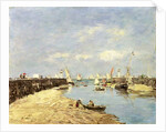 Trouville, the Jetty and the Basin, 1896 by Eugene Louis Boudin