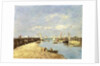 Trouville, the Jetty and the Basin, 1896 by Eugene Louis Boudin
