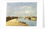 Trouville, the Jetty and the Basin, 1896 by Eugene Louis Boudin