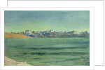 Sunrise Over Mont Blanc, c.1890 by Ferdinand Hodler