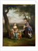 Portrait of a Couple, possibly Daniel and Mary Swaine of Leverington Hall, Isle of Ely, Cambridgeshire, c.1753 by Arthur Devis