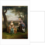 Portrait of a Couple, possibly Daniel and Mary Swaine of Leverington Hall, Isle of Ely, Cambridgeshire, c.1753 by Arthur Devis