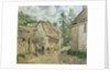A Street in Auvers by Camille Pissarro