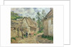 A Street in Auvers by Camille Pissarro