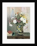 Bouquet of Flowers, Chrysanthemums in a Chinese Vase by Camille Pissarro