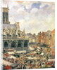 The Market Surrounding the Church of Saint-Jacques, Dieppe, 1901 by Camille Pissarro