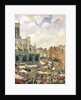 The Market Surrounding the Church of Saint-Jacques, Dieppe, 1901 by Camille Pissarro
