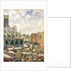 The Market Surrounding the Church of Saint-Jacques, Dieppe, 1901 by Camille Pissarro