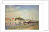 The Banks of the Loing at Saint-Mammes, 1885 by Alfred Sisley