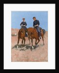 Belle McKeever and Lt. Edgar Wheelock, c.1899 by Frederic Remington