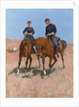 Belle McKeever and Lt. Edgar Wheelock, c.1899 by Frederic Remington