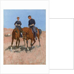 Belle McKeever and Lt. Edgar Wheelock, c.1899 by Frederic Remington