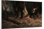 Woodcutter in the Forest by Jean-Francois Millet