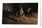 Woodcutter in the Forest by Jean-Francois Millet