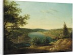 View of the Chain Bridge and Falls of the Schuylkill, Five Miles from Philadelphia by Thomas Birch