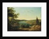 View of the Chain Bridge and Falls of the Schuylkill, Five Miles from Philadelphia by Thomas Birch