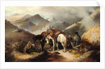Stalking on the Highlands, 1871 by W. W. Morris