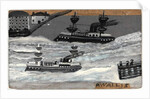 Gunboats in wartime by Alfred Wallis