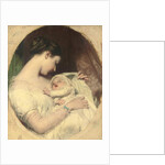 The artist's wife Elizabeth with their daughter Mary Edith by James Sant