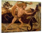 Cassone testate: Hercules and the Lernaean Hydra by Giovanni Di Ser Giovanni Lo Sheggia