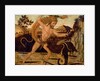 Cassone testate: Hercules and the Lernaean Hydra by Giovanni Di Ser Giovanni Lo Sheggia