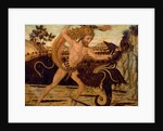 Cassone testate: Hercules and the Lernaean Hydra by Giovanni Di Ser Giovanni Lo Sheggia