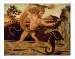 Cassone testate: Hercules and the Lernaean Hydra by Giovanni Di Ser Giovanni Lo Sheggia
