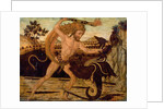 Cassone testate: Hercules and the Lernaean Hydra by Giovanni Di Ser Giovanni Lo Sheggia