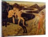 Cassone panel: Hercules saving Deianeira from Nessus by Giovanni Di Ser Giovanni Lo Sheggia