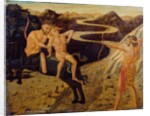 Cassone panel: Hercules saving Deianeira from Nessus by Giovanni Di Ser Giovanni Lo Sheggia