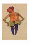 Seated pregnant woman by Egon Schiele