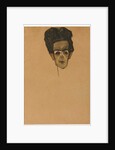 Self portrait, 1910 by Egon Schiele