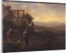 The Banishment of Hagar and Ishmael by Cornelis van Poelenburgh or Poelenburch