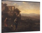 The Banishment of Hagar and Ishmael by Cornelis van Poelenburgh or Poelenburch